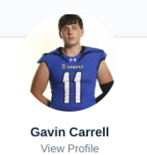 QBHL Player Gavin Carrell Profile image